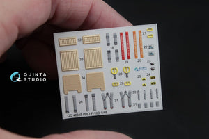 Quinta Studio QD48045 F-16D (block 30/40/50) 3D-Printed &amp;amp; colored Interior on decal paper (for Kinetic kit) 1/48 – image 2