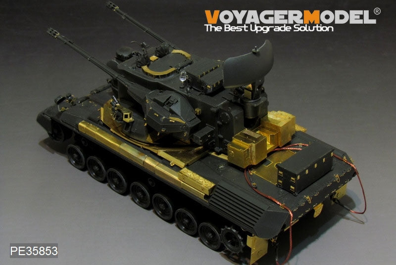 Voyager Model PE35853 Modern German Gepard A2 SPAAG Basic For MENG TS-030 1/35 – zdjęcie 3