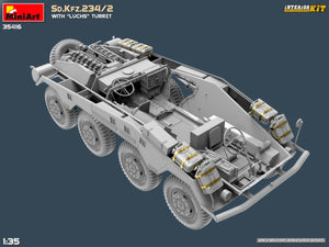 MiniArt 35416 Sd.Kfz.234/2 WITH LUCHS TURRET. INTERIOR KIT 1/35 – zdjęcie 14