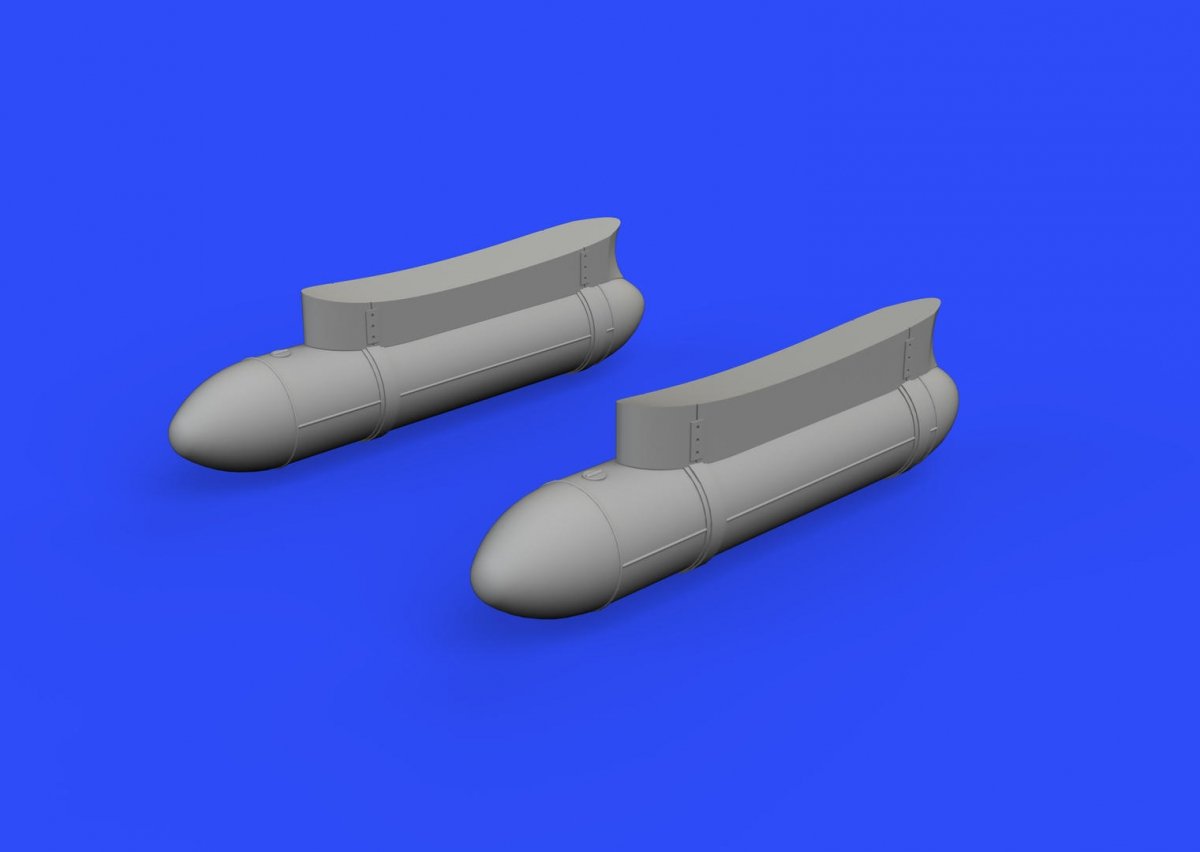 Eduard 648370 Typhoon Mk. Ib fuel tanks EDUARD, HASEGAWA 1/48 – zdjęcie 3