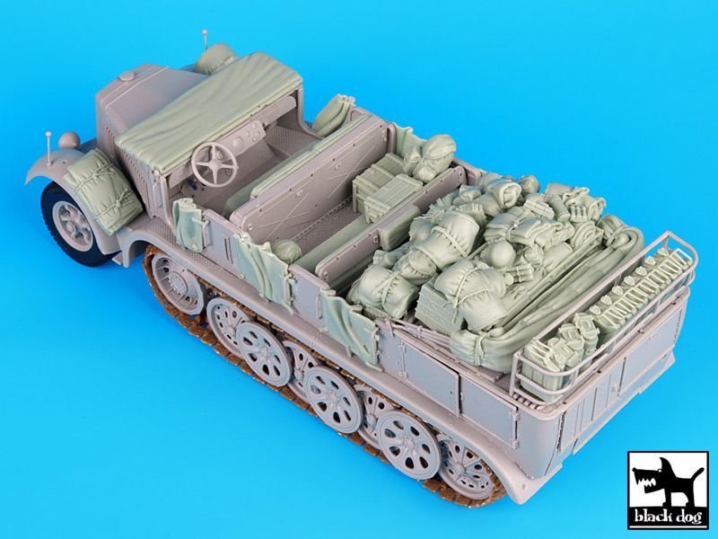 Black Dog T35072 Sd.Kfz 8 big accessories set 1/35 – zdjęcie 2