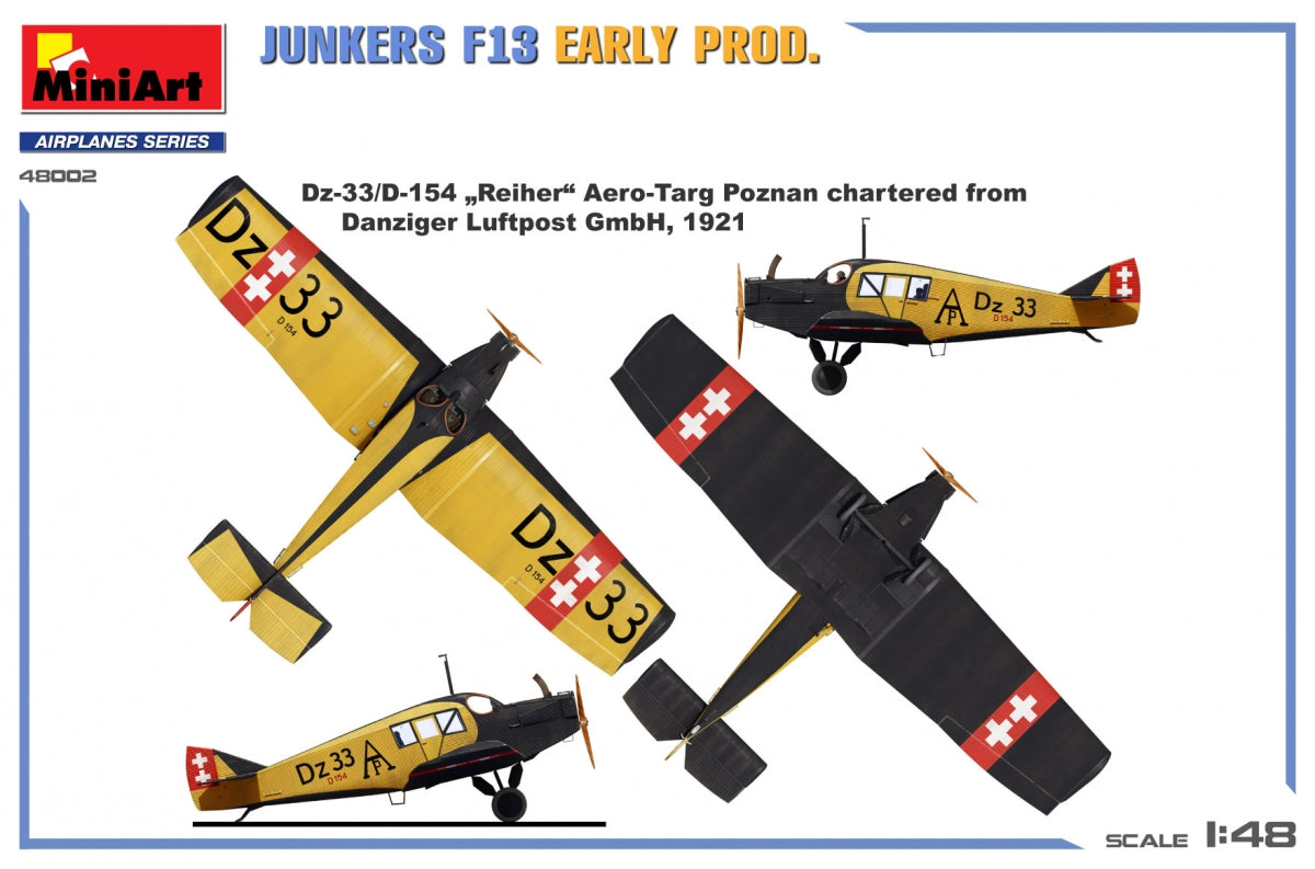MiniArt 48002 JUNKERS F13. EARLY PROD 1/48 – zdjęcie 23