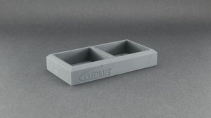 Ultimate Modelling UMP138 Ultimate Glue Bottle Double Holder(for Tamiya) Grey