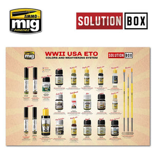 AMMO of Mig Jimenez 7700 WW II AMERICAN ETO SOLUTION BOX – zdjęcie 5