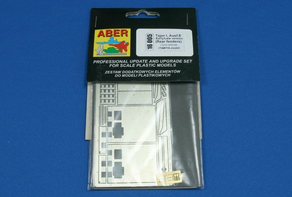 Aber 16005 Rear fenders for Tiger I, Ausf.E - Early version 1/16 – imagen 3