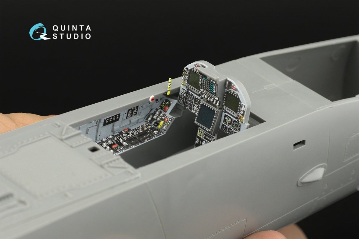 Quinta Studio QD32111 F/A-18A++ 3D-Printed &amp;amp; coloured Interior on decal paper (Academy) 1/32 – zdjęcie 9