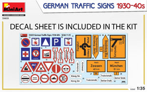 MiniArt 35633 GERMAN TRAFFIC SIGNS 1930-40s 1/35 – zdjęcie 3