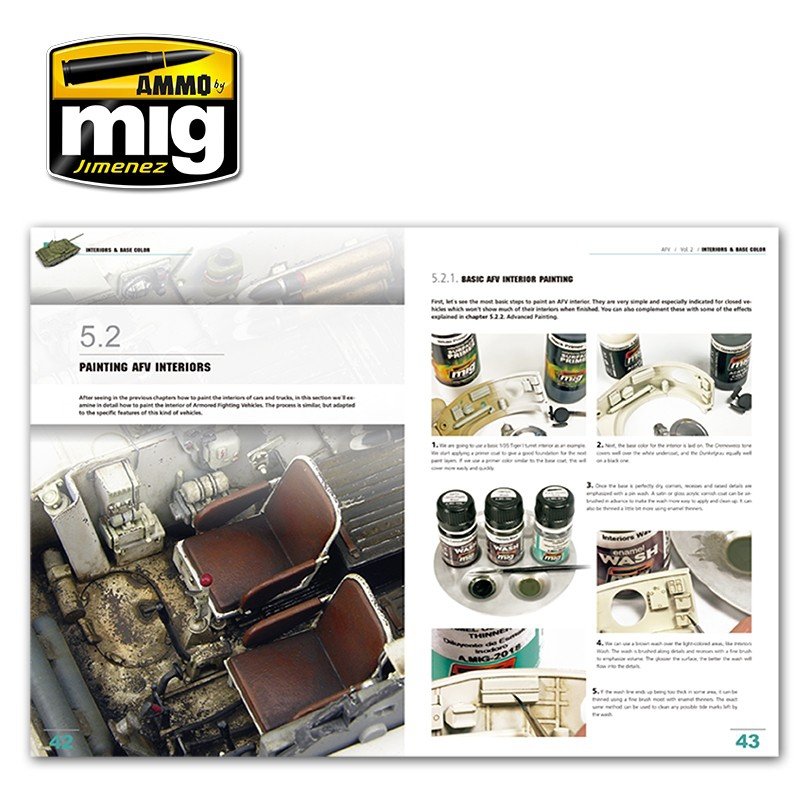 Ammo of Mig Jimenez 6201 ENCYKLOPEDIA TECHNIK MODELARSKICH – POJAZDY PANCERNE TOM 2 – MALOWANIE WNĘTRZ I PODSTAWY MALOWANIA (język polski) – zdjęcie 5