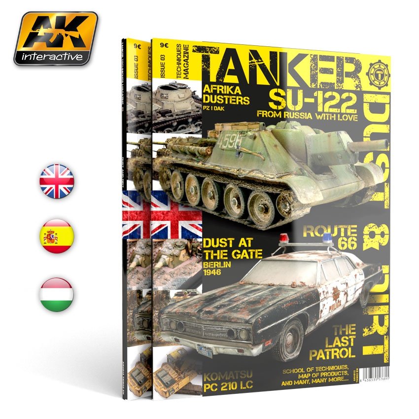AK Interactive AK4817 TANKER 03: DUST AND DIRT (English)