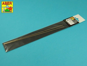 Aber KR-15 Brass square rods 1.5 mm length 245mm x 2 pcs. – image 3