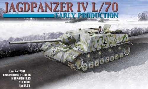 Dragon 7307 Jagdpanzer IV/70 Early Production 1/72