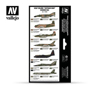 Vallejo 71204 Air War Color Series - USAF colors “Vietnam War” Scheme SEA (South East Asia) – zdjęcie 2