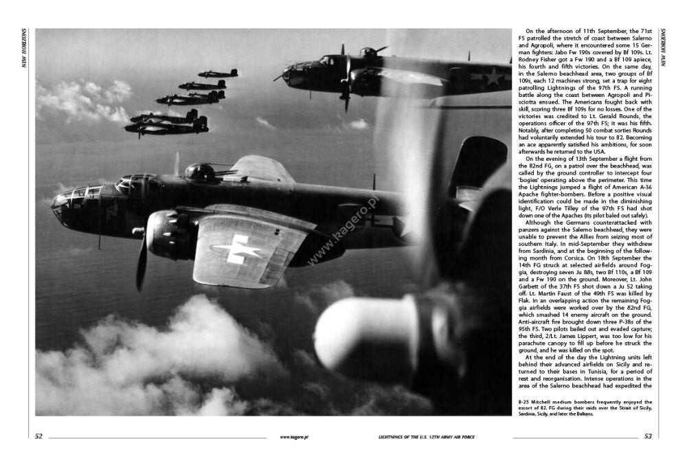 Kagero 12011 Lightnings of the U.S. 12th Army Air Force EN – zdjęcie 2