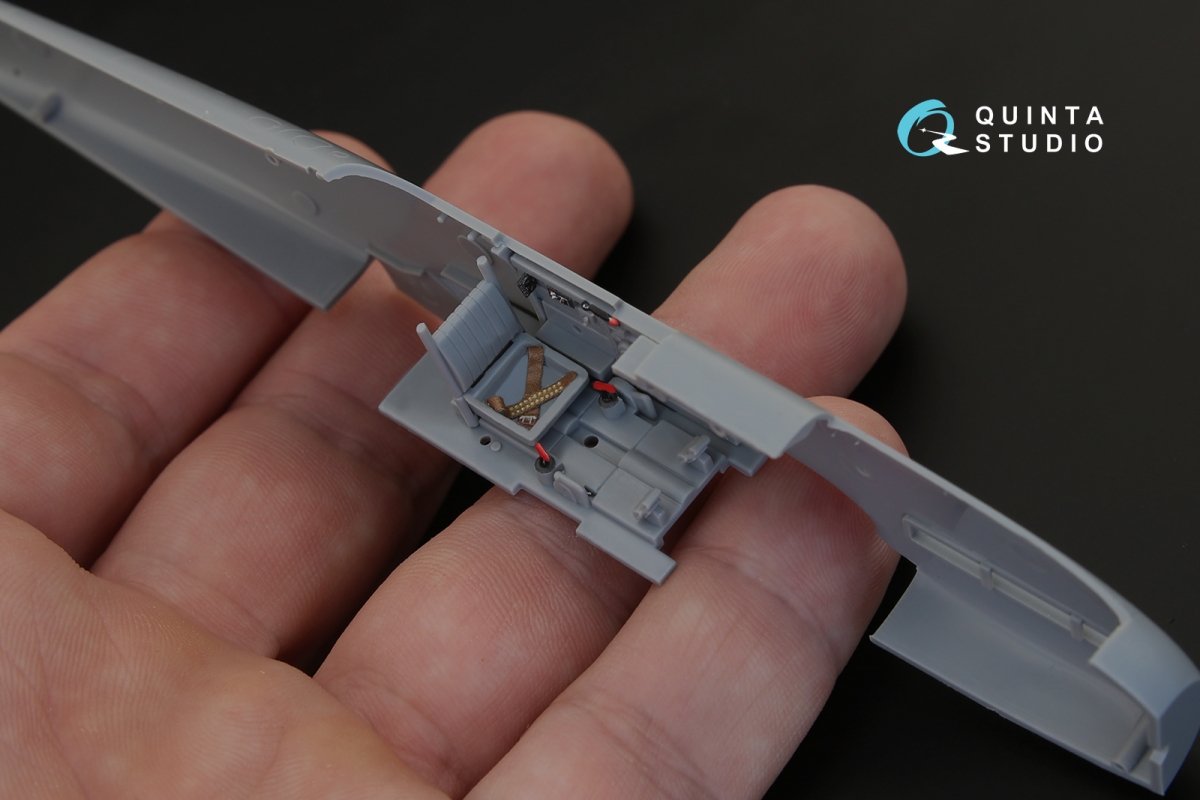 Quinta Studio QD48140 Ki-61-I 3D-Printed &amp;amp; coloured Interior on decal paper (for Hasegawa kit) 1/48 – zdjęcie 3