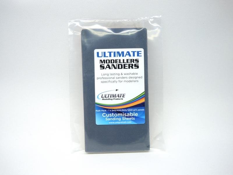 Ultimate Modeling Products UMP059 Feuilles abrasives personnalisables Ultimate - Pack multiple