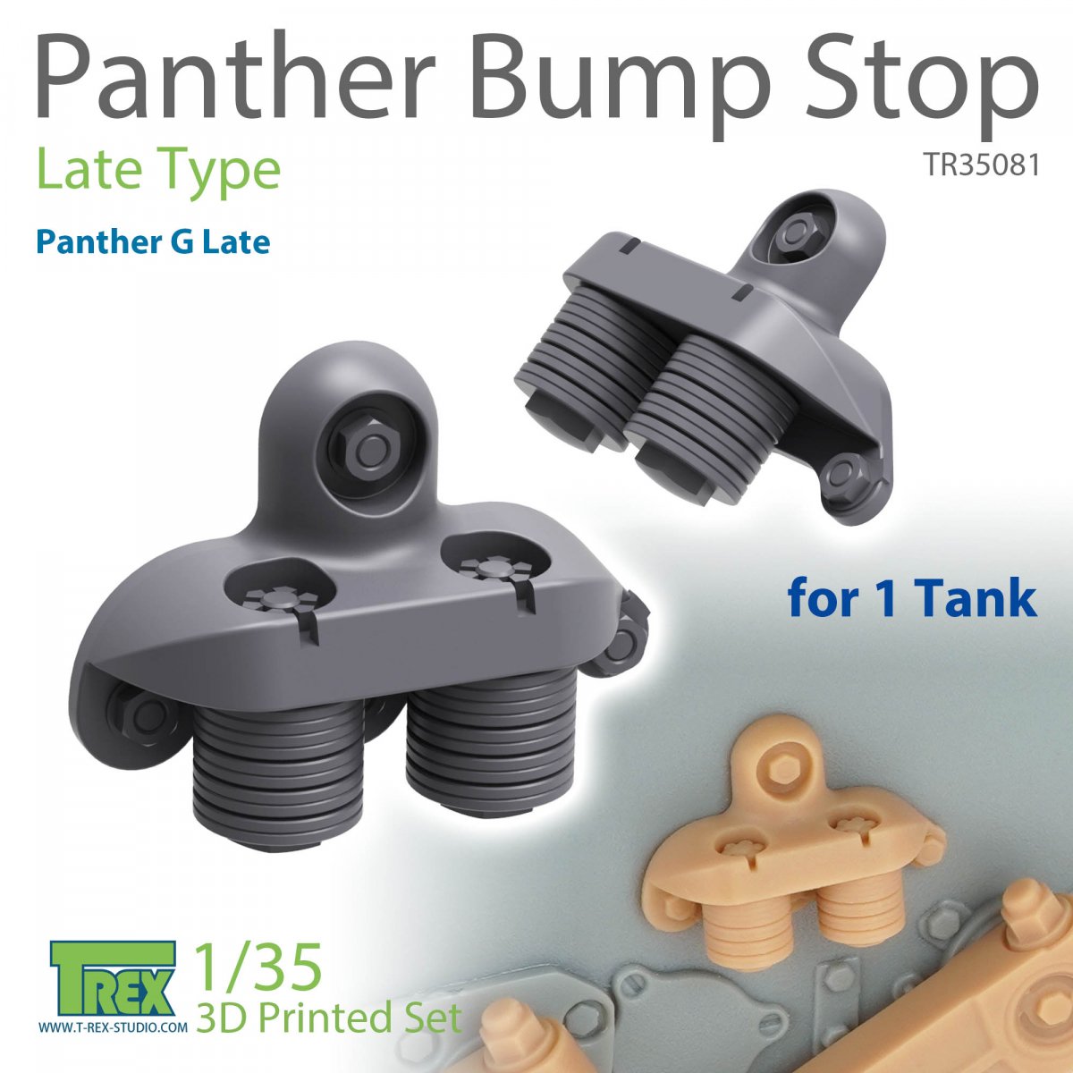 T-Rex Studio TR35081 Panther Bump Stop Type tardif 1/35