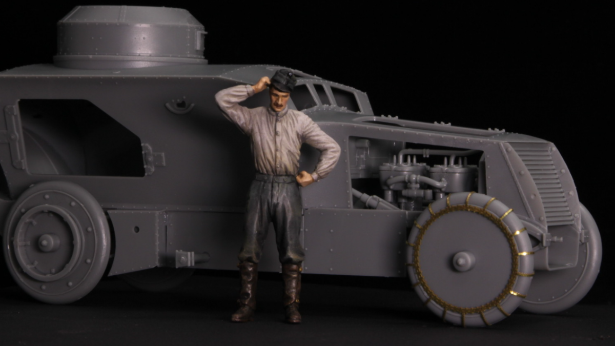 Copper State Models F35-016 Austro-Hungarian Armored Car Mechanic 1/35
