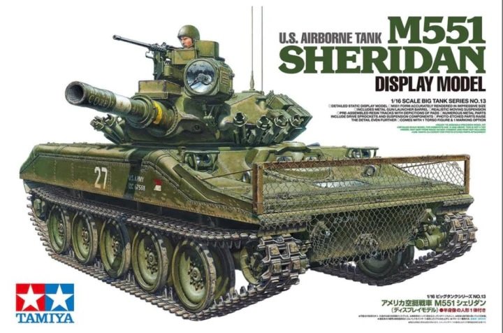 Tamiya 36213 M551 Sheridan Maquette d'exposition uniquement 1/16