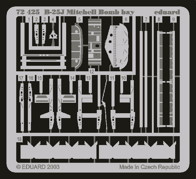 Eduard BIG7201 B-25J 1/72 HASEGAWA – zdjęcie 4