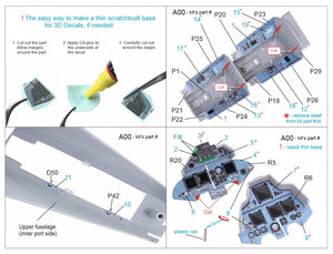 Quinta Studio QDS-32095 Su-30SM 3D-Printed &amp;amp; coloured Interior on decal paper (conversion for Trumpeter Su-30MKK) (Small version) 1/32 – zdjęcie 2