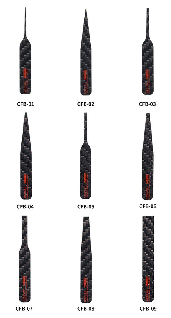 DSPIAE CFB-S02 Carbon Fiber Polishing Plate set – zdjęcie 3