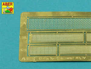 Aber 35G40 Siatki do Cromwell Mk.IV &amp;amp; Centaur C.S. Mk.IV 1/35 – zdjęcie 11