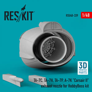 RESKIT RSU48-0339 TA-7C, TA-7H, TA-7P, A-7K &amp;quot;CORSAIR II&amp;quot; EXHAUST NOZZLE FOR HOBBYBOSS KIT (3D PRINTED) 1/48 – zdjęcie 2