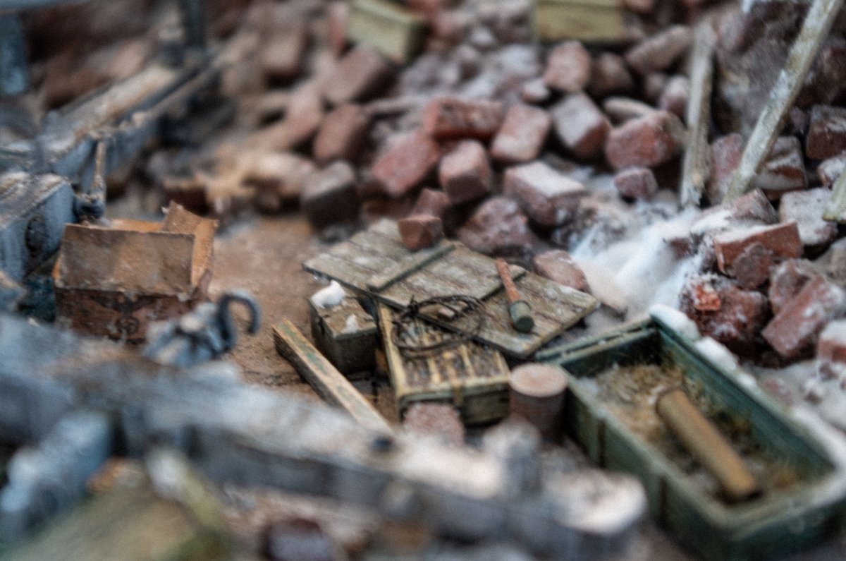 RT-Diorama 35303 Diorama-Base: &amp;quot;Stalingrad tractor factory&amp;quot; 1/35 – zdjęcie 8