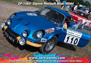Zero Paints ZP-1064 Alpine Renault Blue Paint A110 60ml – image 2