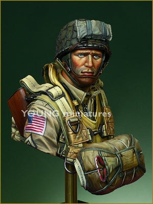 Young Miniatures YM1824 US Paratroopers 82nd Airborne Normandy 1944 1/10 – zdjęcie 4