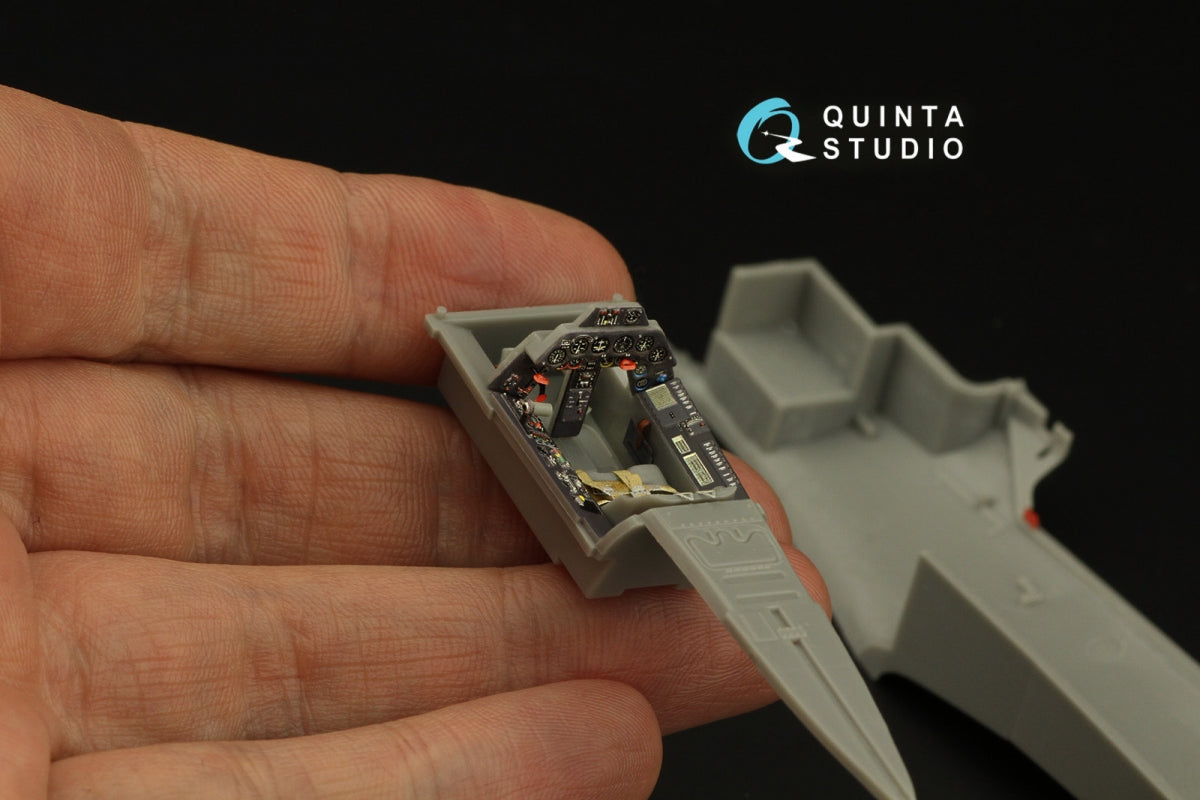 Quinta Studio QD48316 Fw 190A-4 3D-Printed &amp;amp; colored Interior on decal paper (Hasegawa) 1/48 – image 9
