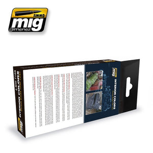 AMMO Mig 7108 INTERIOR COLORS GERMAN TANKS 6x17ml – zdjęcie 2