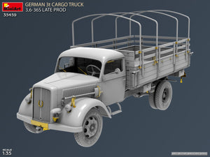 MiniArt 35459 German 3t Cargo Truck 3.5-36s Late Production 1/35 – zdjęcie 4