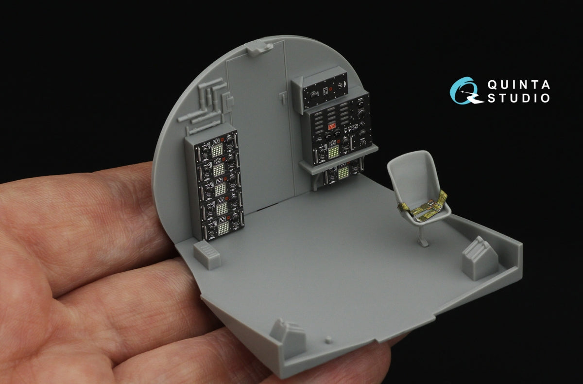 Quinta Studio QD48542 Boeing B-17F 3D-Printed &amp;amp; coloured Interior on decal paper (HK models, Eduard) 1/48 – zdjęcie 11