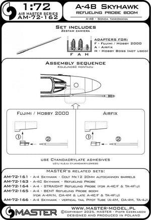 Master AM-72-162 A-4B Skyhawk - wysięgnik sondy tankowania 1/72 – zdjęcie 4