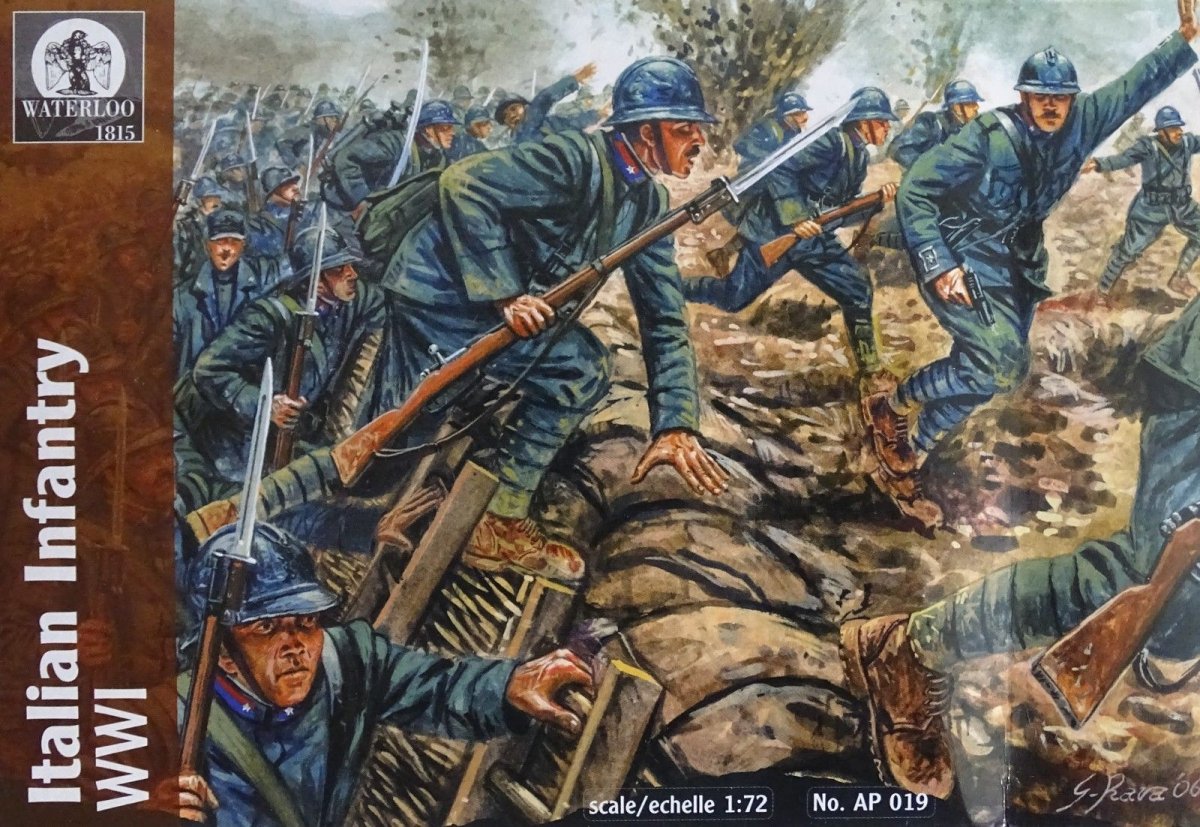 Waterloo 1815 AP019 Italian Infantry WWI 1/72