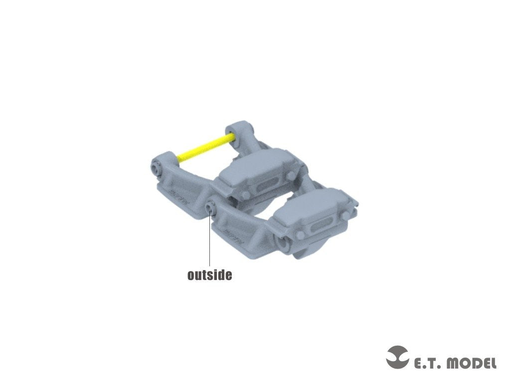 ET Model P35-066 WWII German Sd.kfz.250/Sd.kfz.10 Sprockets &amp;amp; Track links ( 3D Printed ) 1/35 – image 3