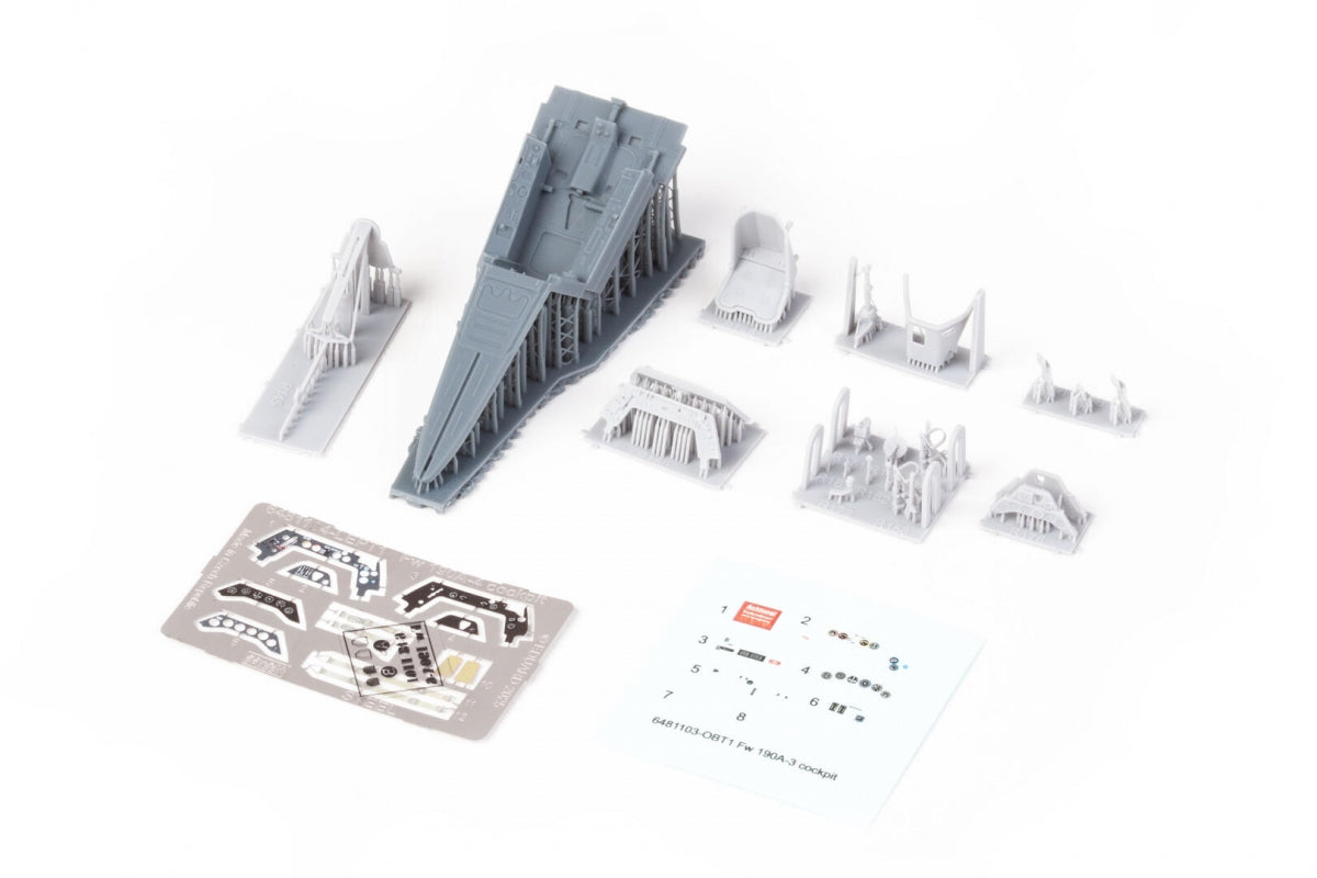 Eduard 6481104 Fw 190A-4 cockpit PRINT EDUARD 1/48