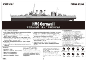 Trumpeter 05353 HMS Cornwall 1/350 – immagine 5