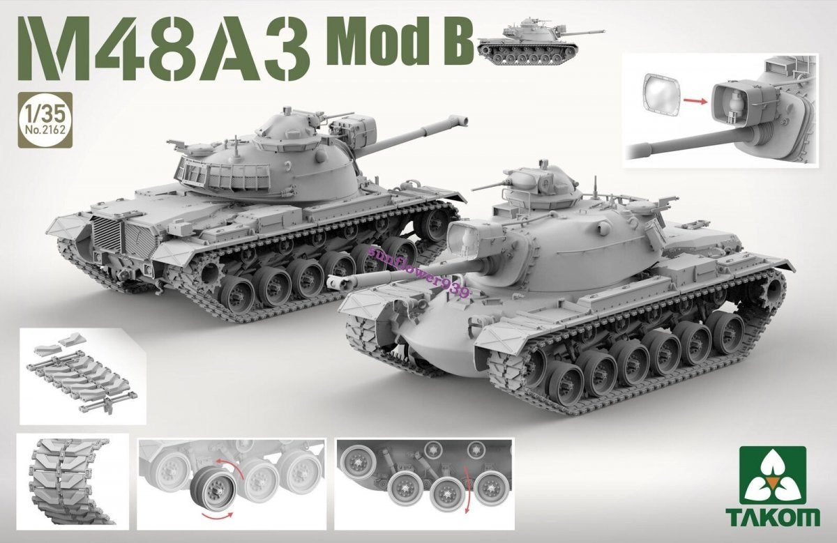 Takom 2162 M48A3 Mod B 1/35 – immagine 2