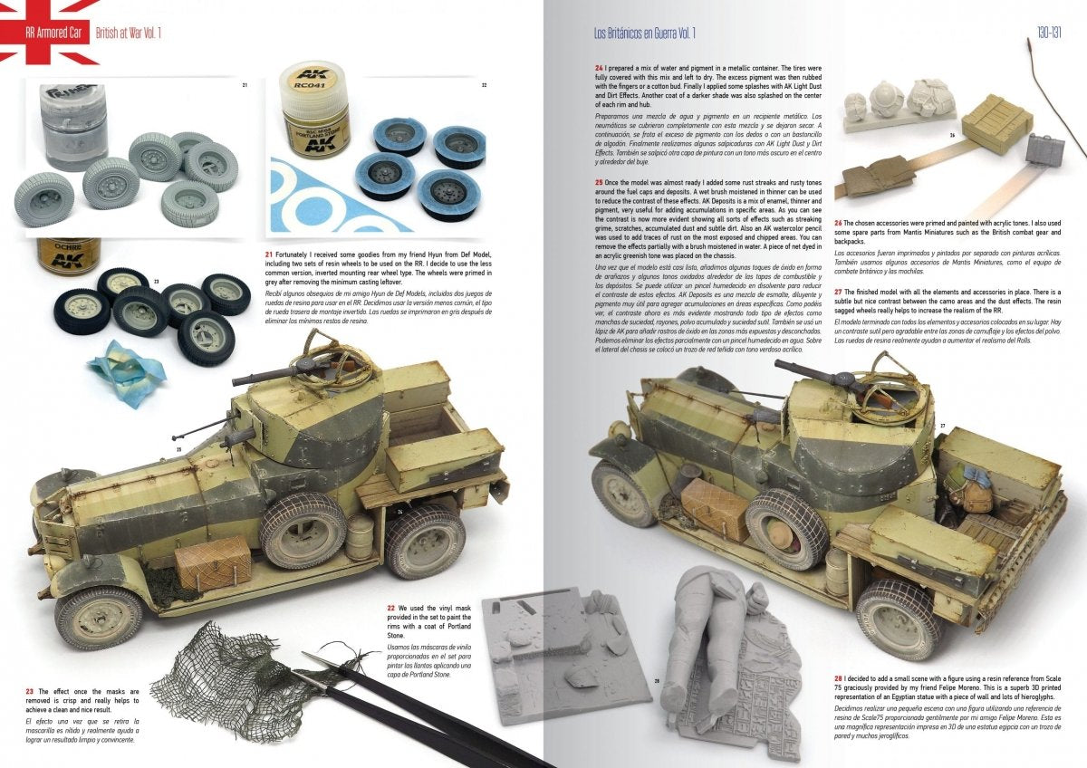 AK Interactive AK 130001 BRITISH AT WAR – LOS BRITÁNICOS EN GUERRA – zdjęcie 9