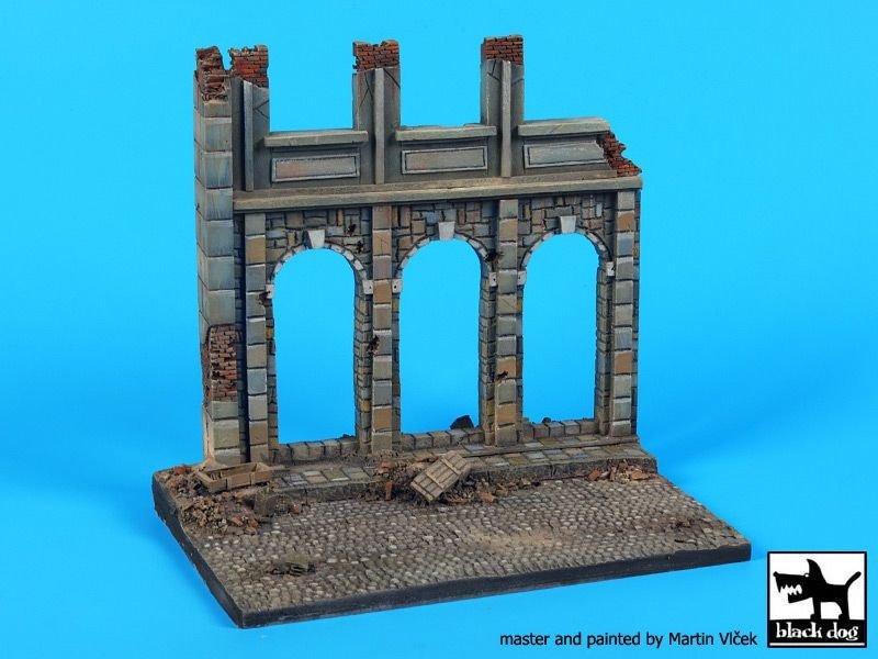 Black Dog D48002 House ruin (Europe) base 1/48 – zdjęcie 3