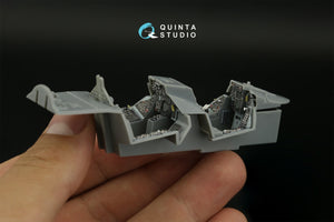 Quinta Studio QDS-48395 F-14A 3D-Printed &amp;amp; coloured Interior on decal paper (Hobby Boss) (Small version) 1/48 – zdjęcie 12