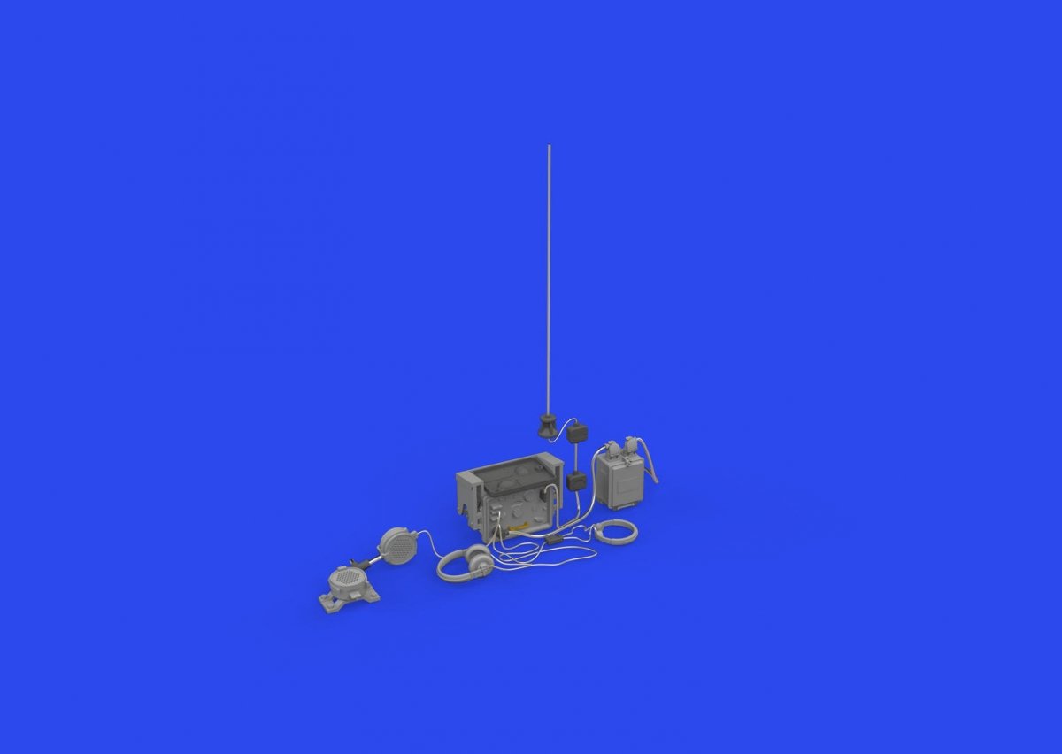 Eduard 635033 Sd. Kfz. 251/1 Ausf. C radio equipment PRINT ACADEMY 1/35 – immagine 2
