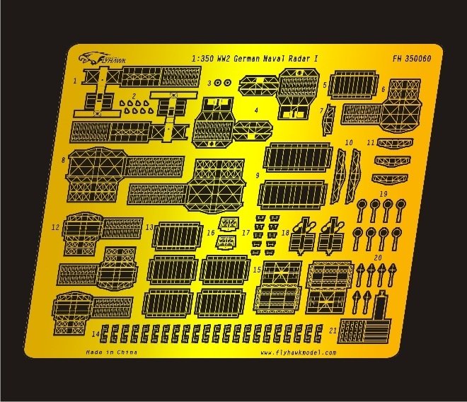 Flyhawk FH350060 WW II German Radar I 1/350 – Bild 2