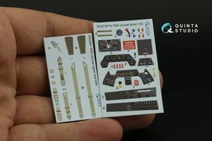 Quinta Studio QD32128 Ta 152H 3D-Printed &amp;amp; coloured Interior on decal paper (Zoukei-Mura) 1/32 – zdjęcie 2