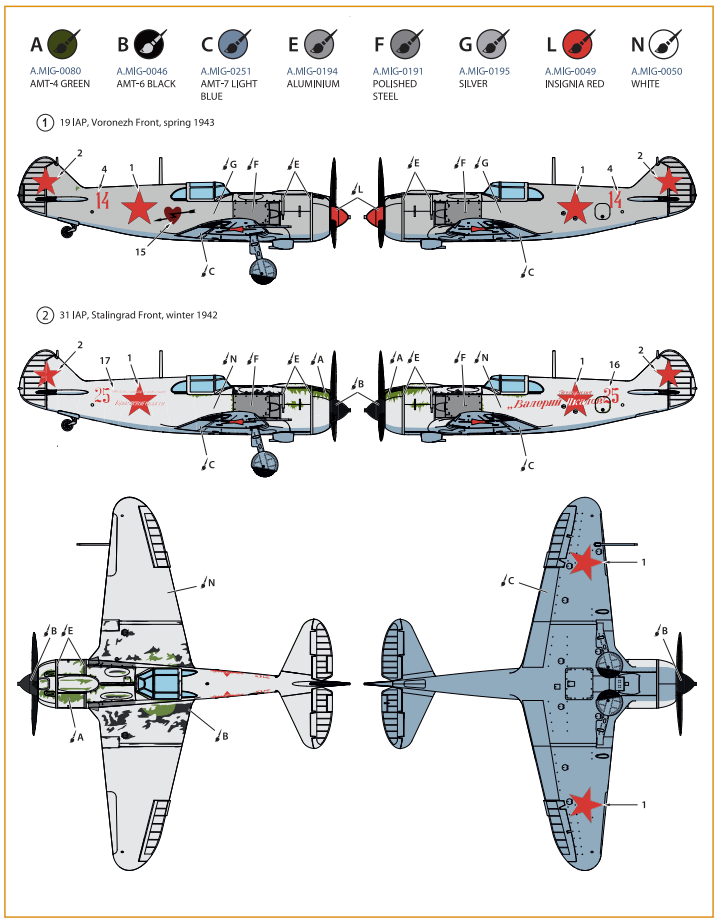 Clear Prop! CP72015 La-5 late version ADVANCED KIT 1/72 – zdjęcie 8