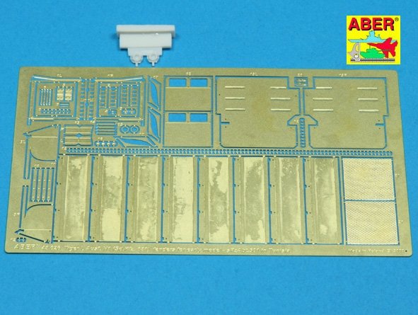 Aber 48026 Tiger I wczesny- część 3 - błotniki do Afrika corps (TAM) 1/48 – zdjęcie 3