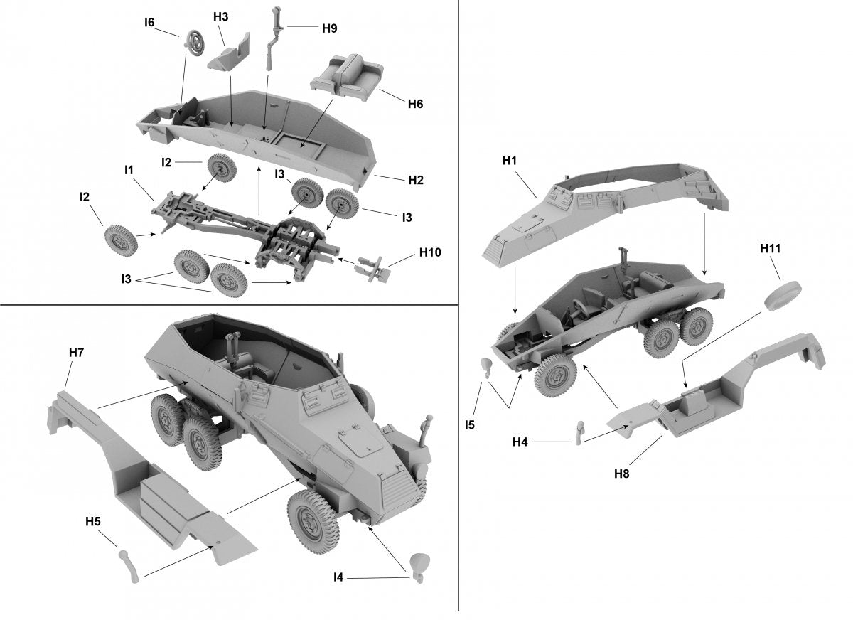 First to Fight PL059 Sd.Kfz. 247 Ausf. A 1/72 – zdjęcie 3