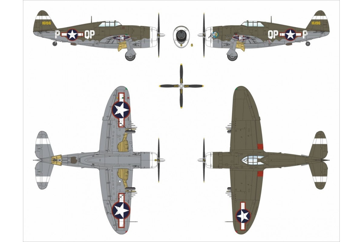 Dora Wings 48055 P-47C-2 Thunderbolt 1/48 – zdjęcie 7